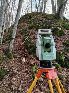 hrad drienok geodetické zameranie 2023